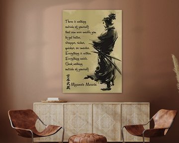 SAMURAI Japan Quote Miyamoto by Kaua Araujo