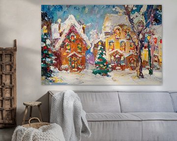 Besneeuwde Kerstdag van De Mooiste Kunst