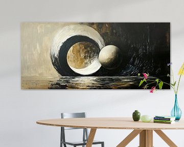 Donker en Licht Abstract van Kunst Kriebels