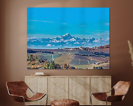 Example of the artwork in a room
