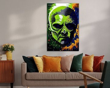 De keizer van de aliens van Gallery of Wonders | Exclusive Wandbilder