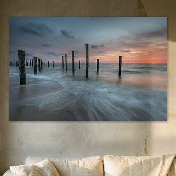 Zonsondergang en lange sluitertijden bij Palendorp Petten van Raoul Baart