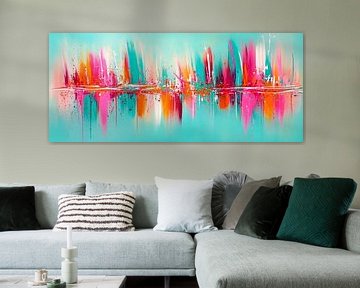 Colourful modern work of art by Poster Art Shop