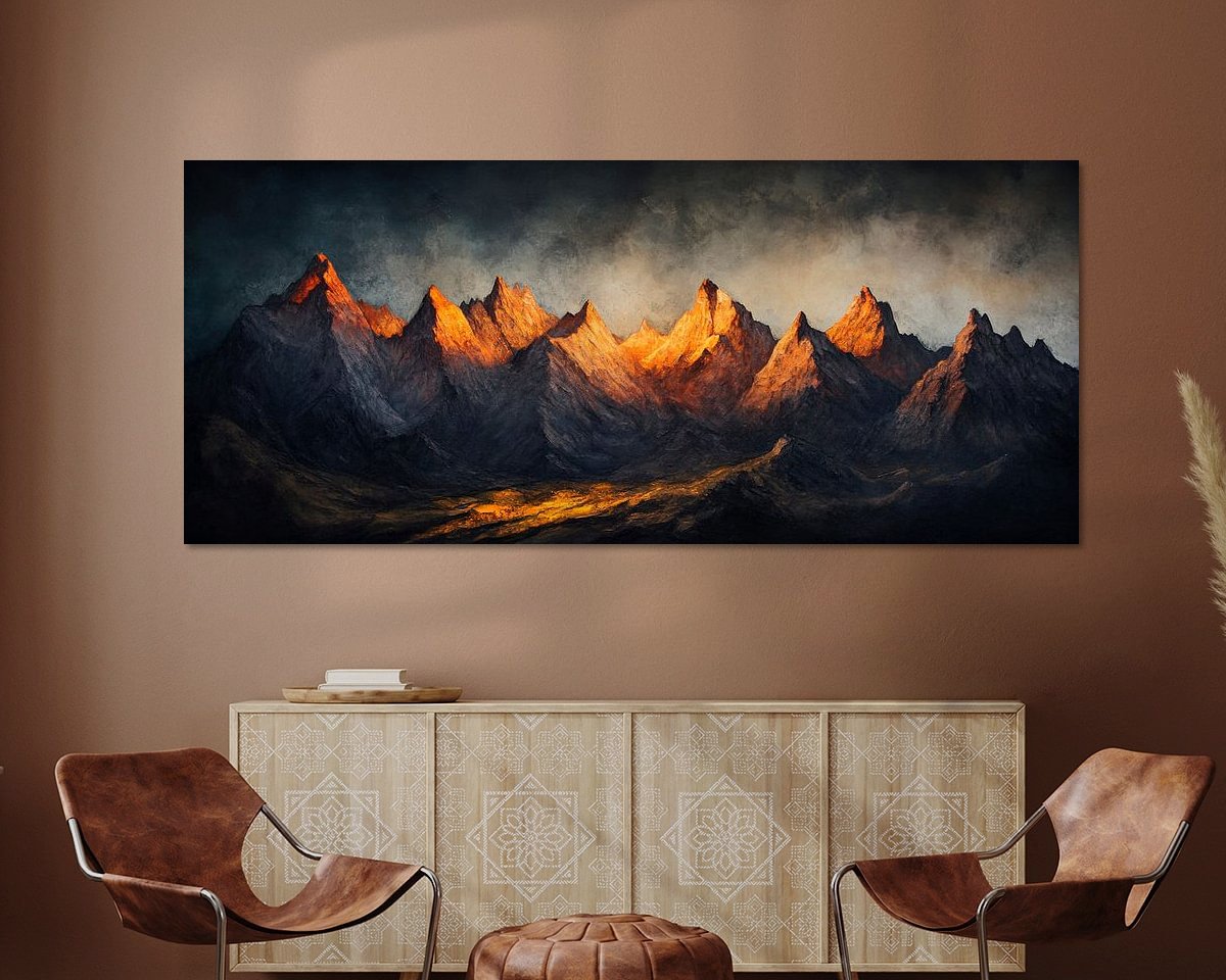 Example of the artwork in a room