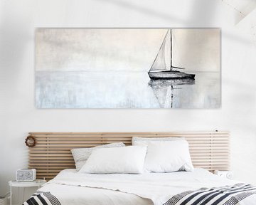 Sailboat on calm water by Poster Art Shop