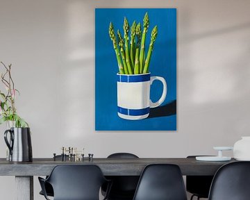 Spargel im Becher – Frisch und Bunt von Poster Art Shop