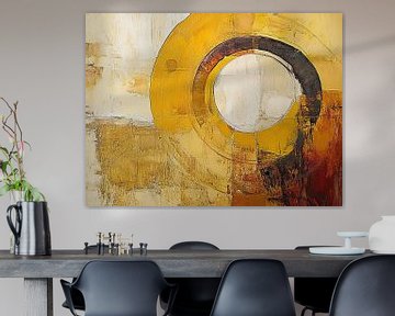 Abstract Geel van De Mooiste Kunst