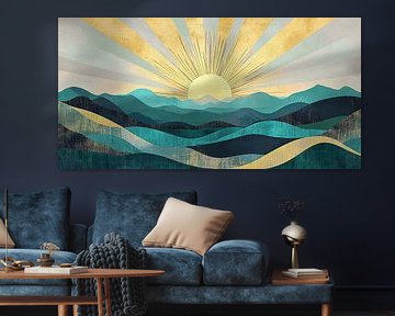 Sun Sky Mountains 