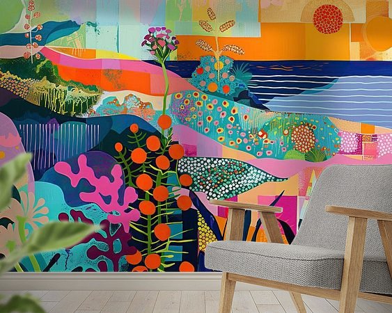 Example of the artwork in a room