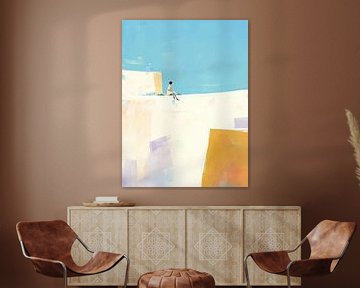 Modern  met mensje van ARTEO Schilderijen