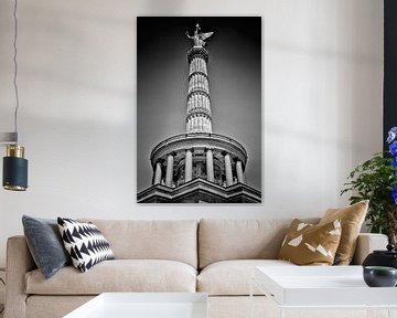 BERLIN Victory Column | Monochrome by Melanie Viola