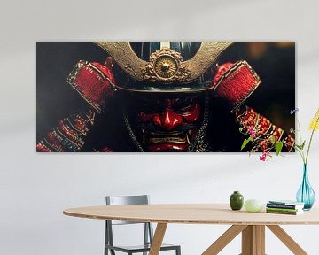 Samurai in traditional armour style by Poster Art Shop
