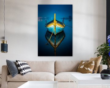 Rocking boat in the fog by Poster Art Shop