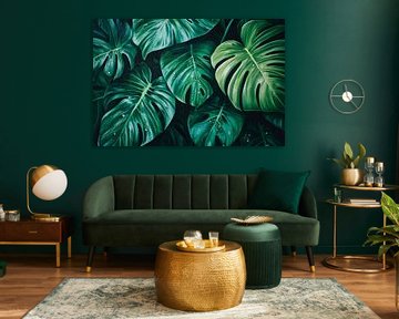 Tropical leaves in detail by Poster Art Shop