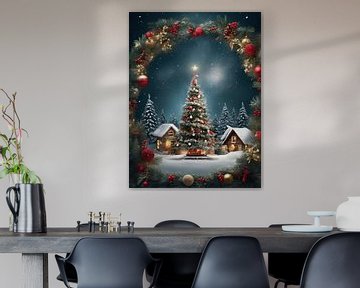 kerstboom van hisam colours