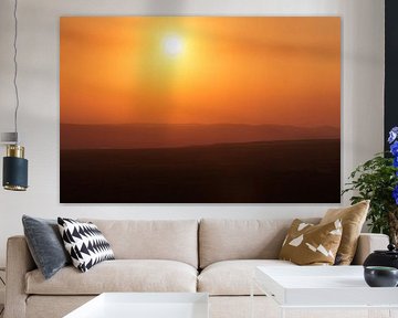 Sonnenuntergang in Südafrika von Willemke de Bruin