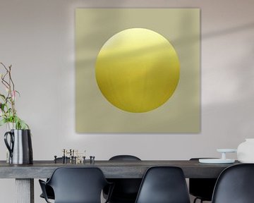 Modern Abstract. Minimalisme. Geel. van Alie Ekkelenkamp