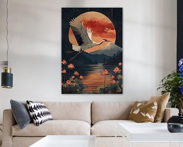 Japanse kunstdruk van Niklas Maximilian