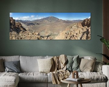 Panorama de l'Alto de Guajara au Pico del Teide sur Walter G. Allgöwer