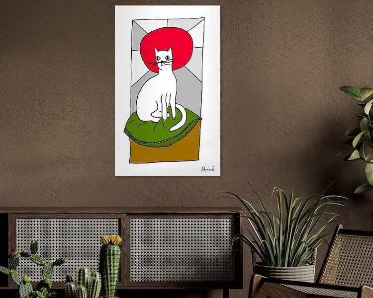 Example of the artwork in a room