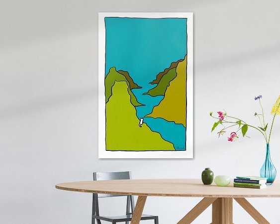 Example of the artwork in a room