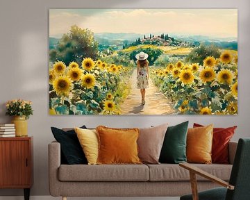 Walking in Tuscany van Harry Hadders