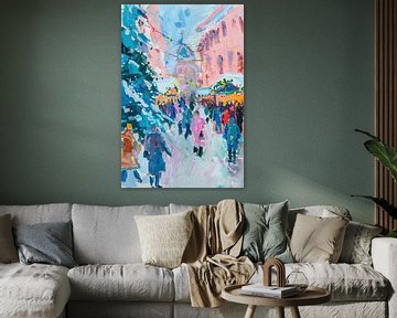 Kerstmarkt | Kleurrijke Kerstmarkt van De Mooiste Kunst