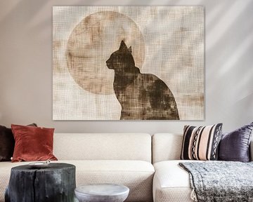 Silhouette in Sepia van Modern Collection