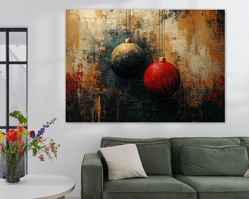 Weihnachtskugeln Duo von Kunst Laune