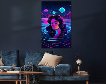 The flow of thoughts in the universe by DJF by Dean Jayson Freeman Art | Level Up your Home