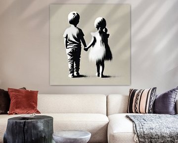 Boy & Girl van FoXo Art