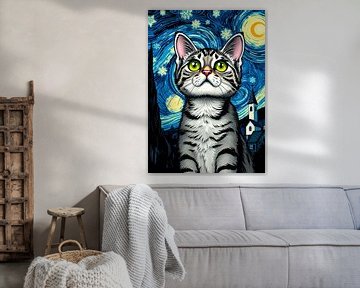 Kat kijkt naar de lucht van MIROKKU
