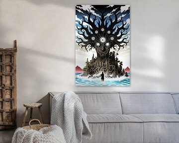 Rare fantasie kosmische bomen van MIROKKU