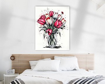 Tulipes hollandaises dans le vase 4
