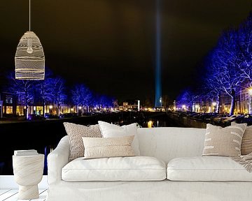 Zierikzee Old Harbour weihnachtlich beleuchtet von Dexter Reijsmeijer