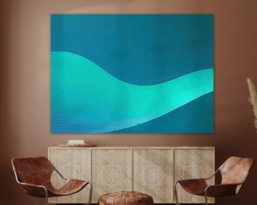 Turquoise | Blue Wave by Modern Collection
