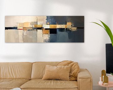 Blauw Abstract van Zen en Meer