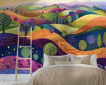 Infinite Colour Harmony by Abstract Painting