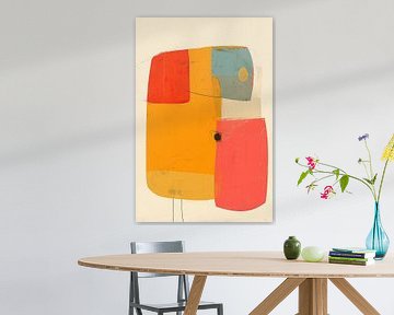 Abstracte Kunst | Geometric Energy Flow van ARTEO Schilderijen