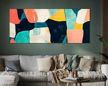 Abstract colour composition - Modern design by Poster Art Shop