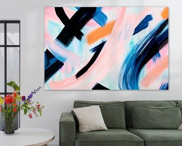 Diversité de couleurs abstraites - Dynamique et moderne sur Poster Art Shop