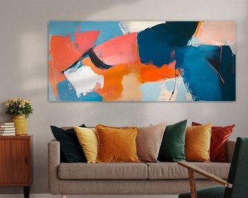 Abstrakte Farbexplosion – Modernes Design von Poster Art Shop