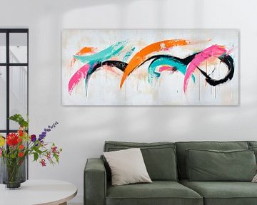 Abstract colour composition - Vivid and expressive by Poster Art Shop