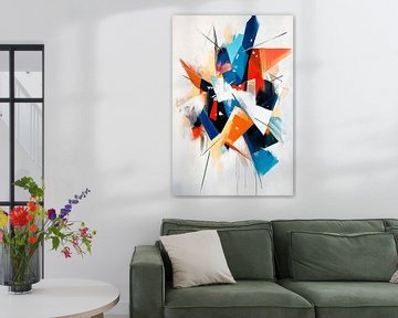 Abstract colour composition - Dynamic by Poster Art Shop