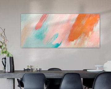 Abstract colour gradients in pastel shades by Poster Art Shop