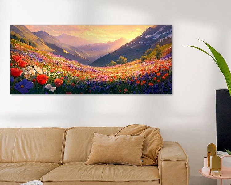 Example of the artwork in a room