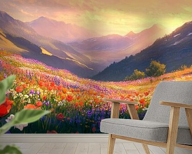 Example of the artwork in a room