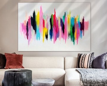 Colourful colour composition - dynamic and lively by Poster Art Shop