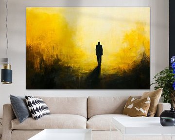 Solitaire dans la lumière - Impressionniste sur Poster Art Shop