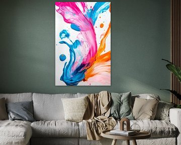 Colourful explosion of colour - Dynamic by Poster Art Shop